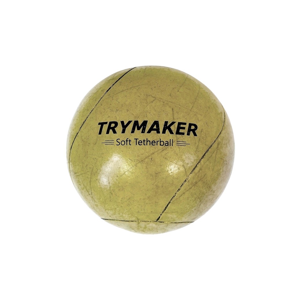 Trymaker Soft Tetherball Replacement Ball Yellow Vintage Style 6-8 PSI